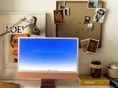 Workspace with monitor and lamp for visual comfort